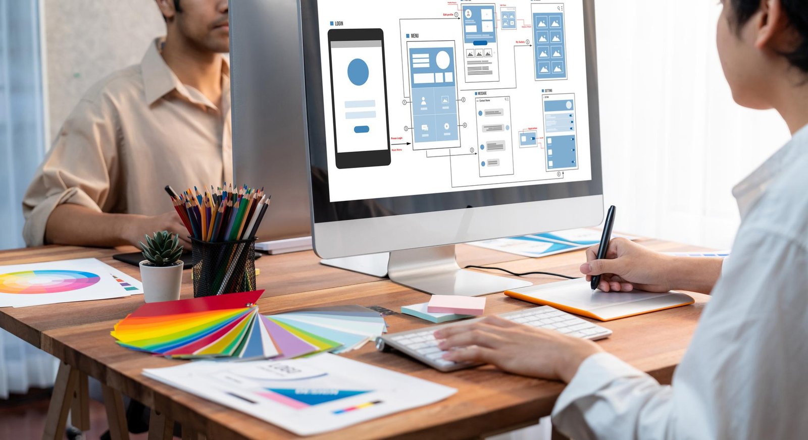 graphic design and UI UX services