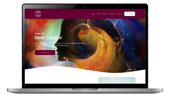 Conscious Creativity - Wellness Coach & Consulting Website