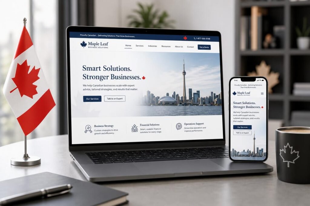 What a great Canadian business website needs — responsive web design for Canada by Stack Decode