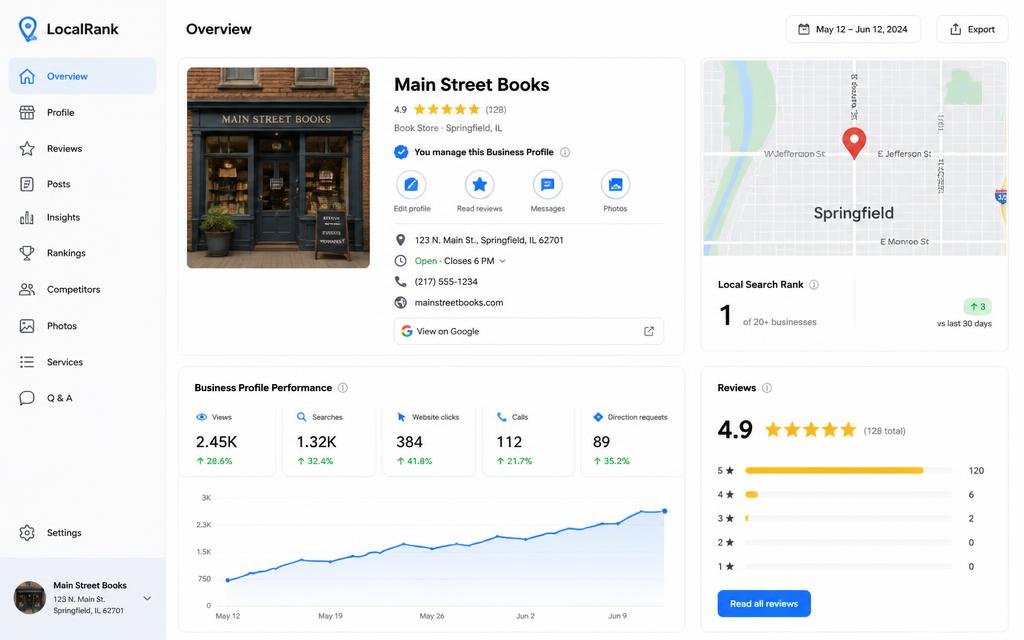 local SEO results from a web design for Kalka client