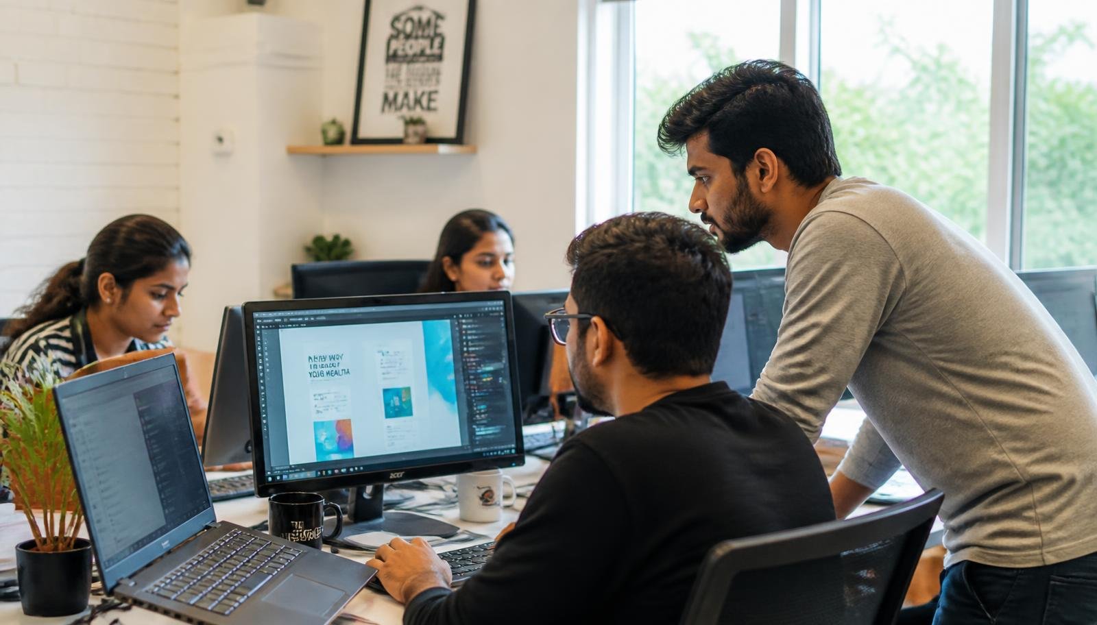 Stack Decode team delivering web design for Mohali businesses and startups