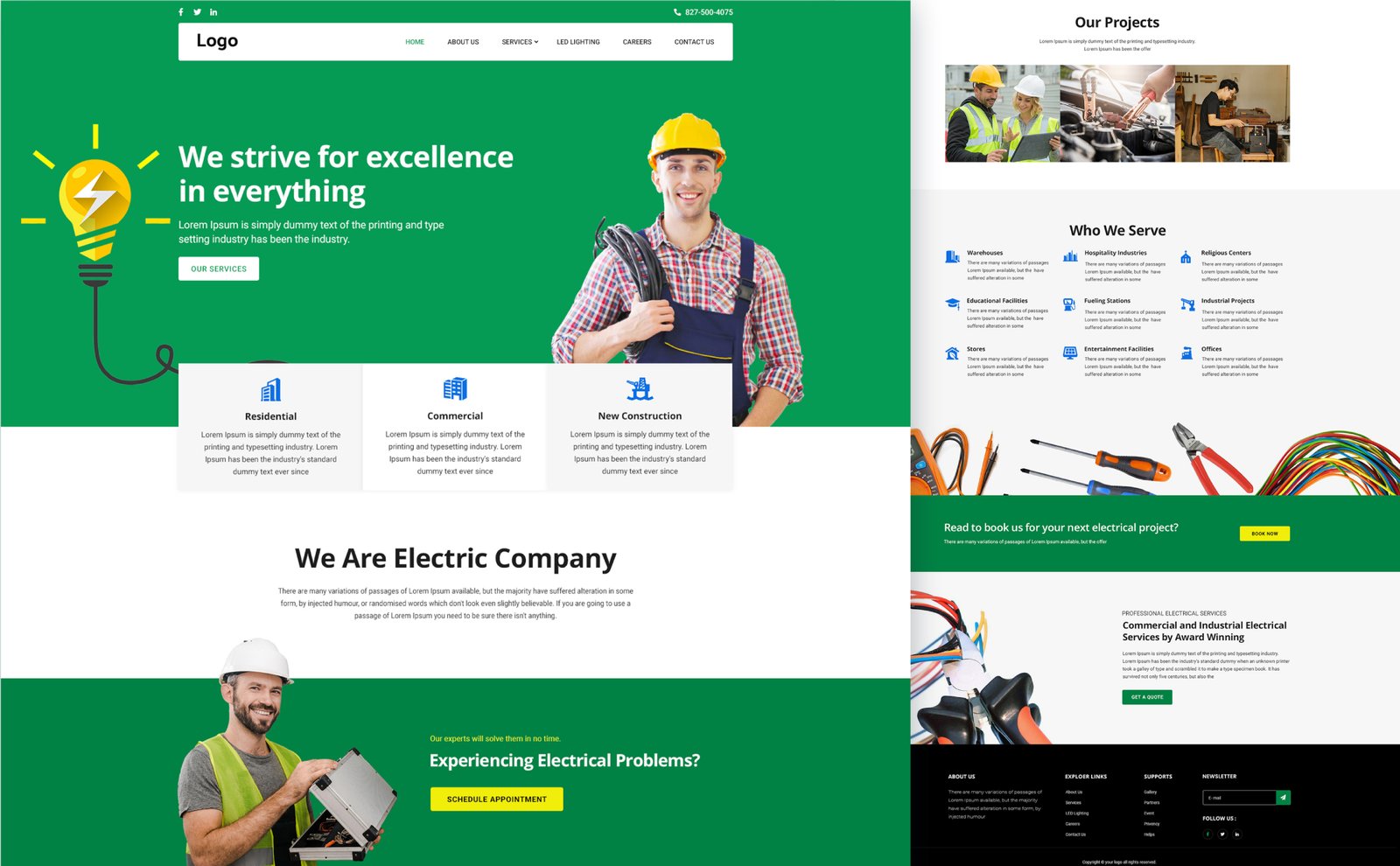 Web design for Australia homepage mockup on desktop and mobile